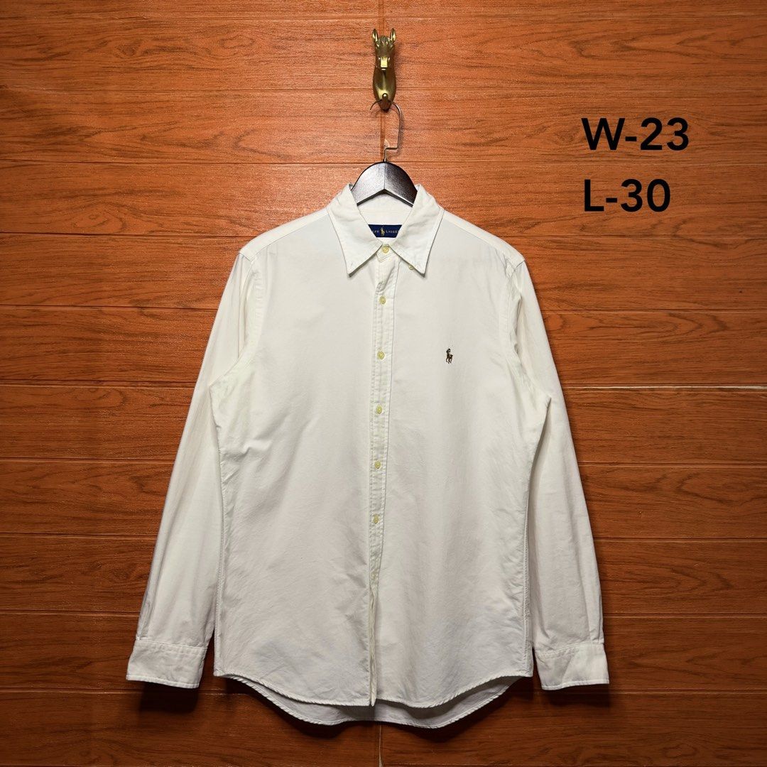 Ralph Lauren RL Button down (Category: Formal Shirts) located in Quezon City. Submitted by donklasiko (Listing ID 1461786900, Image 2). Description: Condition: 9.5+/10 Pristine condition Issue: non Refer to the dimension 🤗 PM FOR MORE DETAILS NO RETURN, NO EXCHANGE & NO REFUND! ✅I ALSO ACCEPT TRADE/SWAP TO ANYTHING JUST DROP YOUR OFFER Please manage your expectations, this is a secondhand item. What you see is what you get 😊 💵MOP: GCASH, BDO o