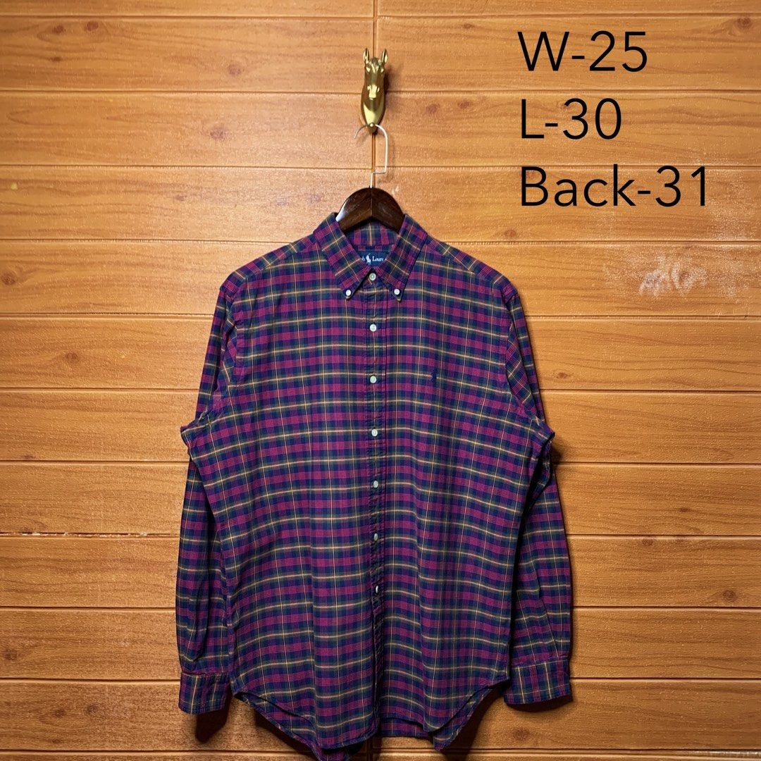 Ralph Lauren RL Checked Button down (Category: Formal Shirts) located in Quezon City. Submitted by donklasiko (Listing ID 1461570895, Image 2). Description: Condition: 9.5+/10 Pristine condition Issue: non Refer to the dimension 🤗 PM FOR MORE DETAILS NO RETURN, NO EXCHANGE & NO REFUND! ✅I ALSO ACCEPT TRADE/SWAP TO ANYTHING JUST DROP YOUR OFFER Please manage your expectations, this is a secondhand item. What you see is what you get 😊 💵MOP: GCAS