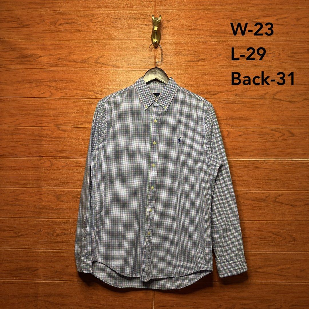 Ralph Lauren RL Checked Button down (Category: Formal Shirts) located in Quezon City. Submitted by donklasiko (Listing ID 1461788912, Image 2). Description: Condition: 9.5+/10 Pristine condition Issue: non Refer to the dimension 🤗 PM FOR MORE DETAILS NO RETURN, NO EXCHANGE & NO REFUND! ✅I ALSO ACCEPT TRADE/SWAP TO ANYTHING JUST DROP YOUR OFFER Please manage your expectations, this is a secondhand item. What you see is what you get 😊 💵MOP: GCAS