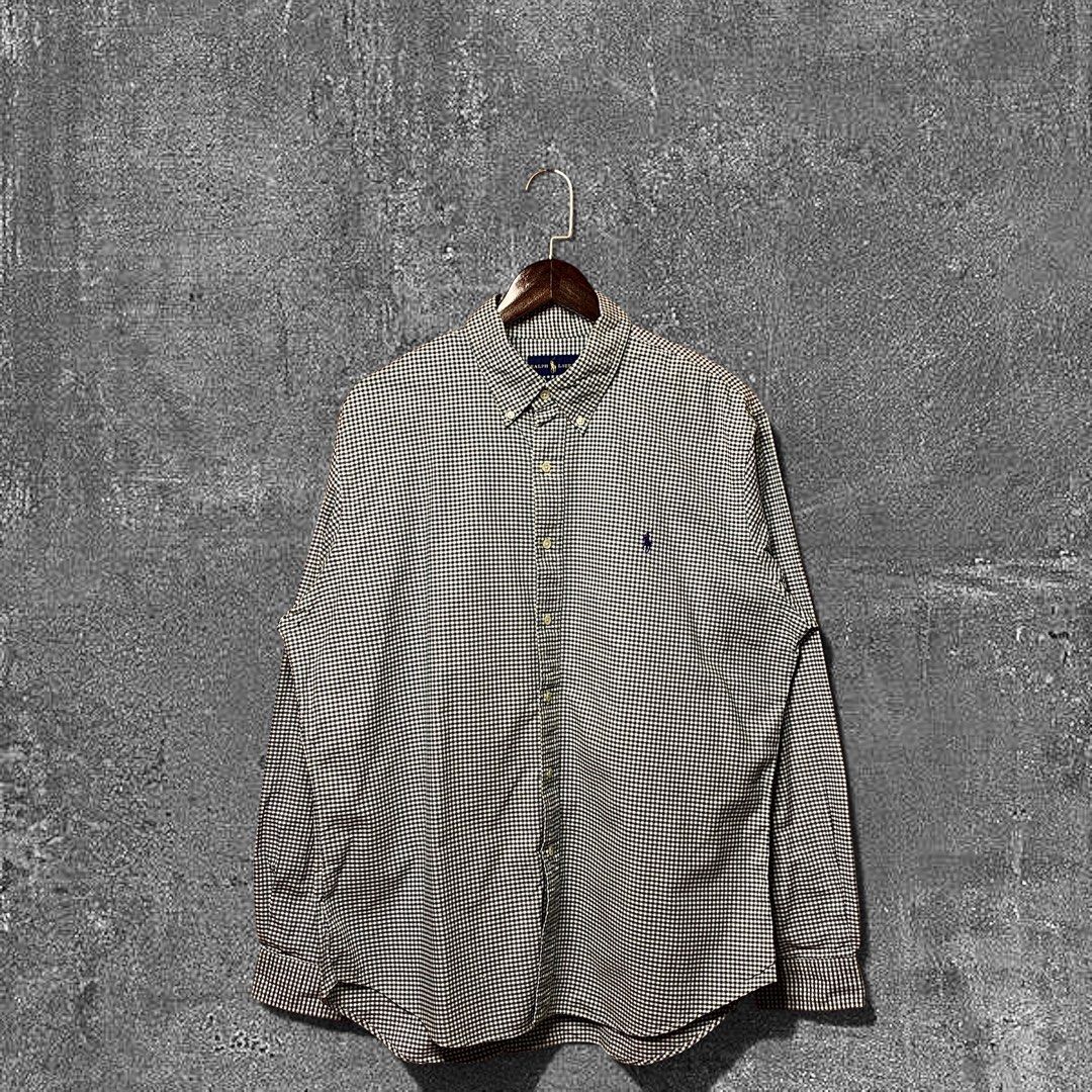 Ralph Lauren RL Checked Stretch Oxford Button down (Category: Formal Shirts) located in Quezon City. Submitted by donklasiko (Listing ID 1461570493, Image 1). Description: Condition: 9.5+/10 Pristine condition Issue: non Refer to the dimension 🤗 PM FOR MORE DETAILS NO RETURN, NO EXCHANGE & NO REFUND! ✅I ALSO ACCEPT TRADE/SWAP TO ANYTHING JUST DROP YOUR OFFER Please manage your expectations, this is a secondhand item. What you see is what you get