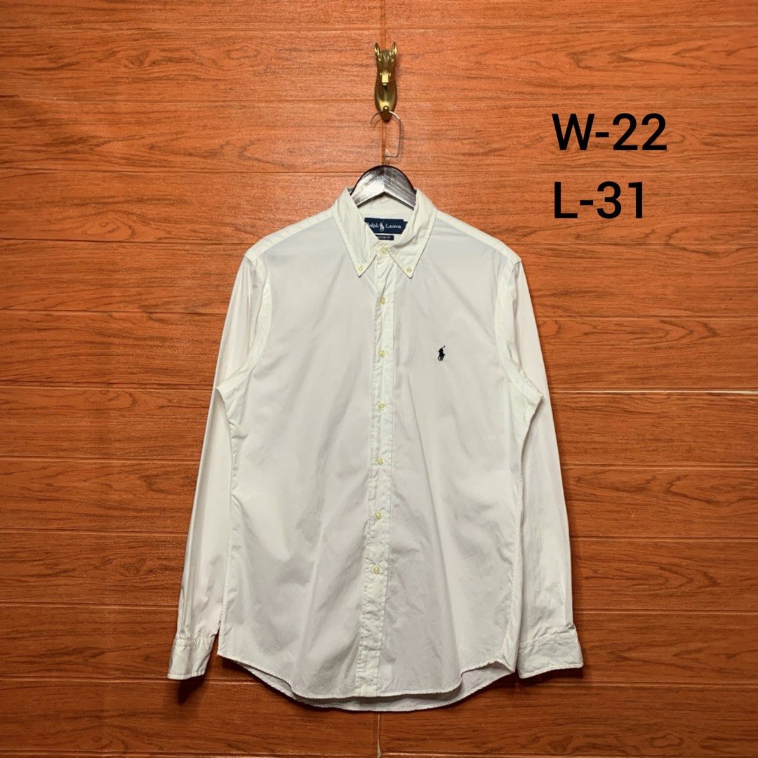 Ralph Lauren RL Cotton Button down (Category: Formal Shirts) located in Quezon City. Submitted by donklasiko (Listing ID 1461579010, Image 2). Description: Condition: 9.5+/10 Pristine condition Issue: non Refer to the dimension 🤗 PM FOR MORE DETAILS NO RETURN, NO EXCHANGE & NO REFUND! ✅I ALSO ACCEPT TRADE/SWAP TO ANYTHING JUST DROP YOUR OFFER Please manage your expectations, this is a secondhand item. What you see is what you get 😊 💵MOP: GCASH
