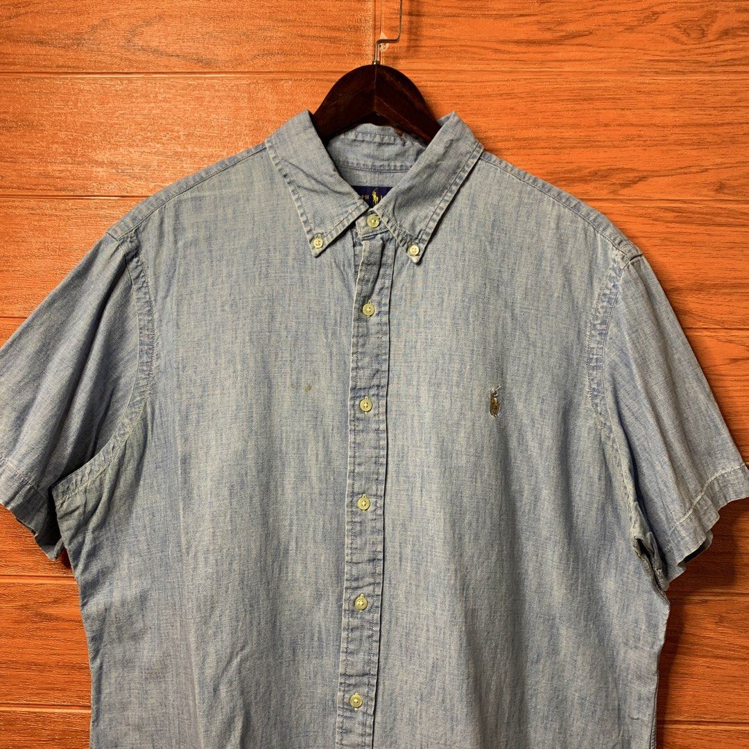 Ralph Lauren RL Denim Button down (Category: Formal Shirts) located in Quezon City. Submitted by donklasiko (Listing ID 1461576261, Image 3). Description: Condition: 9.5+/10 Pristine condition Issue: non Refer to the dimension 🤗 PM FOR MORE DETAILS NO RETURN, NO EXCHANGE & NO REFUND! ✅I ALSO ACCEPT TRADE/SWAP TO ANYTHING JUST DROP YOUR OFFER Please manage your expectations, this is a secondhand item. What you see is what you get 😊 💵MOP: GCASH,