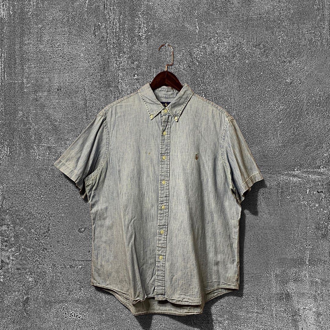 Ralph Lauren RL Denim Button down (Category: Formal Shirts) located in Quezon City. Submitted by donklasiko (Listing ID 1461576261, Image 1). Description: Condition: 9.5+/10 Pristine condition Issue: non Refer to the dimension 🤗 PM FOR MORE DETAILS NO RETURN, NO EXCHANGE & NO REFUND! ✅I ALSO ACCEPT TRADE/SWAP TO ANYTHING JUST DROP YOUR OFFER Please manage your expectations, this is a secondhand item. What you see is what you get 😊 💵MOP: GCASH,
