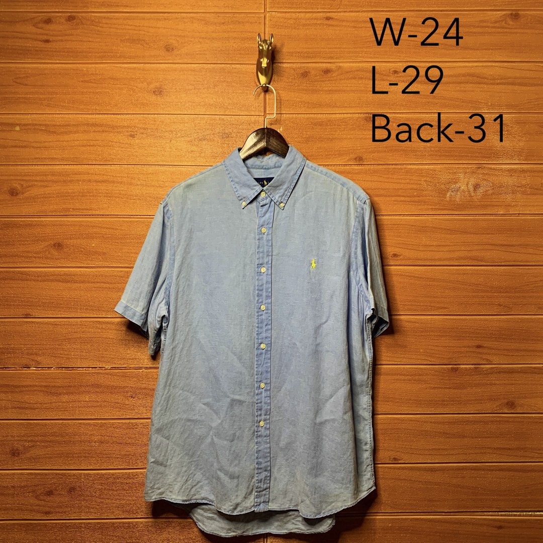Ralph Lauren RL Linen Button down (Category: Formal Shirts) located in Quezon City. Submitted by donklasiko (Listing ID 1461569033, Image 2). Description: Condition: 9.5+/10 Pristine condition Issue: non Refer to the dimension 🤗 PM FOR MORE DETAILS NO RETURN, NO EXCHANGE & NO REFUND! ✅I ALSO ACCEPT TRADE/SWAP TO ANYTHING JUST DROP YOUR OFFER Please manage your expectations, this is a secondhand item. What you see is what you get 😊 💵MOP: GCASH,