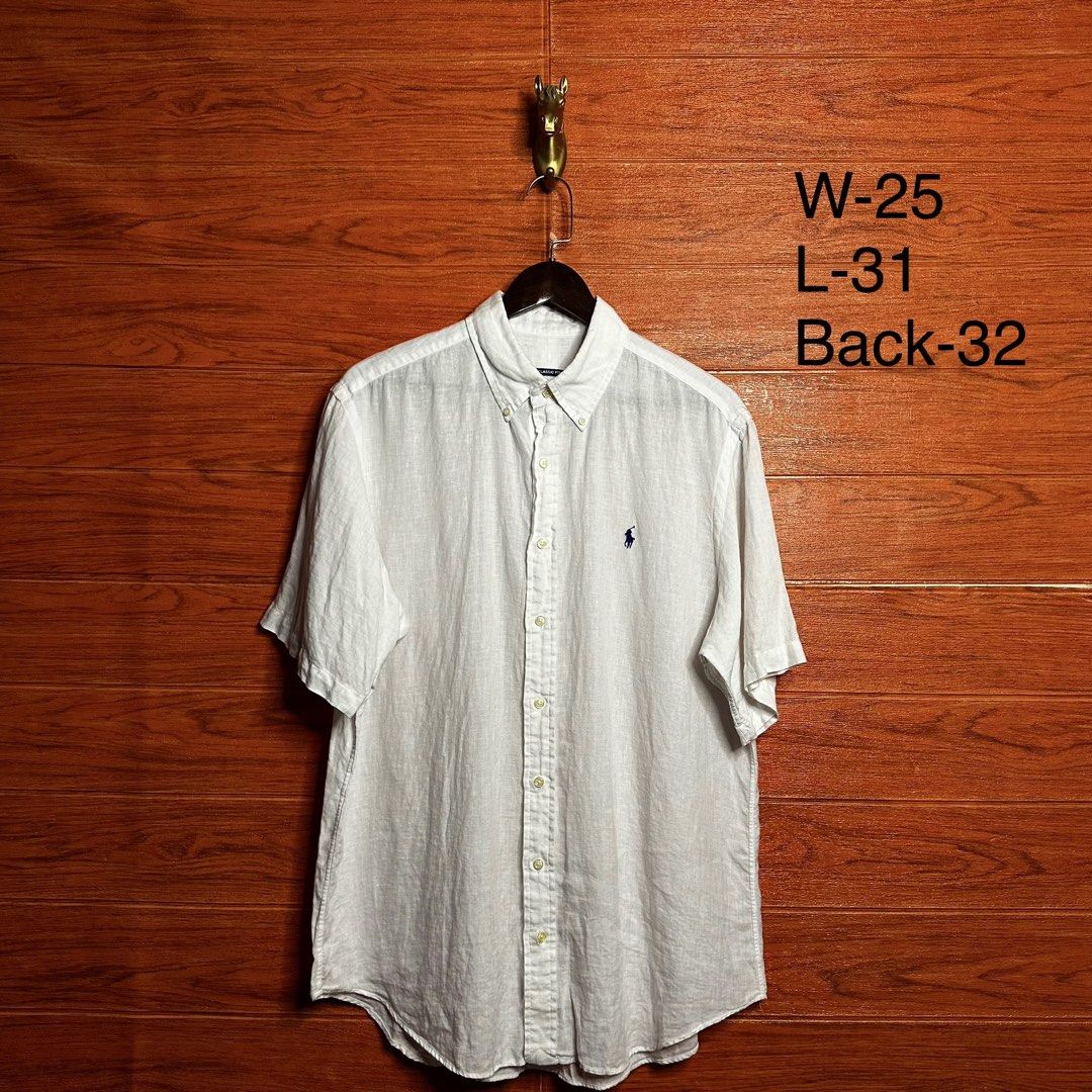 Ralph Lauren RL Linen Button down (Category: Formal Shirts) located in Quezon City. Submitted by donklasiko (Listing ID 1461786783, Image 2). Description: Condition: 9.5+/10 Pristine condition Issue: non Refer to the dimension 🤗 PM FOR MORE DETAILS NO RETURN, NO EXCHANGE & NO REFUND! ✅I ALSO ACCEPT TRADE/SWAP TO ANYTHING JUST DROP YOUR OFFER Please manage your expectations, this is a secondhand item. What you see is what you get 😊 💵MOP: GCASH,