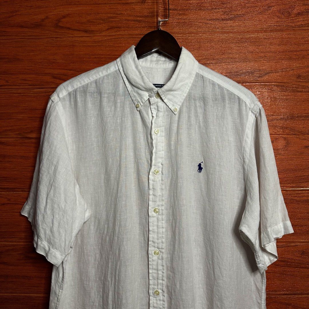 Ralph Lauren RL Linen Button down (Category: Formal Shirts) located in Quezon City. Submitted by donklasiko (Listing ID 1461786783, Image 3). Description: Condition: 9.5+/10 Pristine condition Issue: non Refer to the dimension 🤗 PM FOR MORE DETAILS NO RETURN, NO EXCHANGE & NO REFUND! ✅I ALSO ACCEPT TRADE/SWAP TO ANYTHING JUST DROP YOUR OFFER Please manage your expectations, this is a secondhand item. What you see is what you get 😊 💵MOP: GCASH,