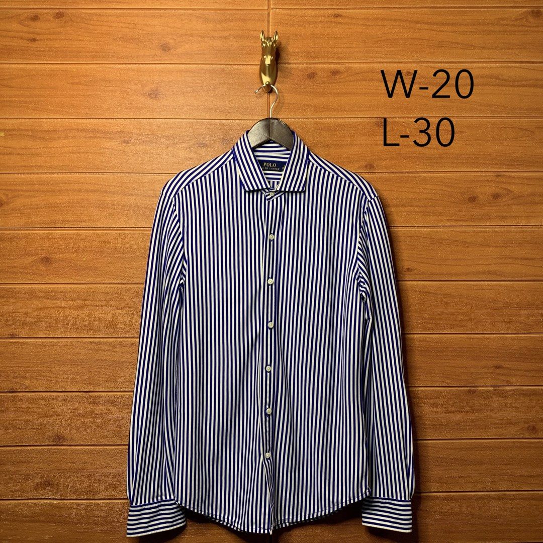 Ralph Lauren RL Striped Button down (Category: Formal Shirts) located in Quezon City. Submitted by donklasiko (Listing ID 1461567623, Image 2). Description: Condition: 9.5+/10 Pristine condition Issue: non Refer to the dimension 🤗 PM FOR MORE DETAILS NO RETURN, NO EXCHANGE & NO REFUND! ✅I ALSO ACCEPT TRADE/SWAP TO ANYTHING JUST DROP YOUR OFFER Please manage your expectations, this is a secondhand item. What you see is what you get 😊 💵MOP: GCAS