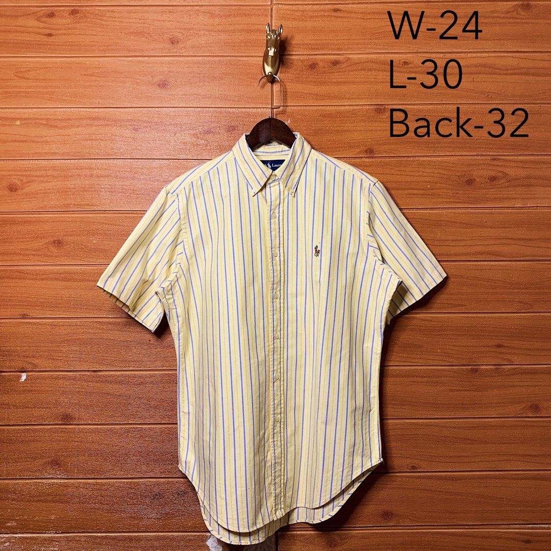 Ralph Lauren RL Striped Button down (Category: Formal Shirts) located in Quezon City. Submitted by donklasiko (Listing ID 1461568490, Image 2). Description: Condition: 9.5+/10 Pristine condition Issue: non Refer to the dimension 🤗 PM FOR MORE DETAILS NO RETURN, NO EXCHANGE & NO REFUND! ✅I ALSO ACCEPT TRADE/SWAP TO ANYTHING JUST DROP YOUR OFFER Please manage your expectations, this is a secondhand item. What you see is what you get 😊 💵MOP: GCAS