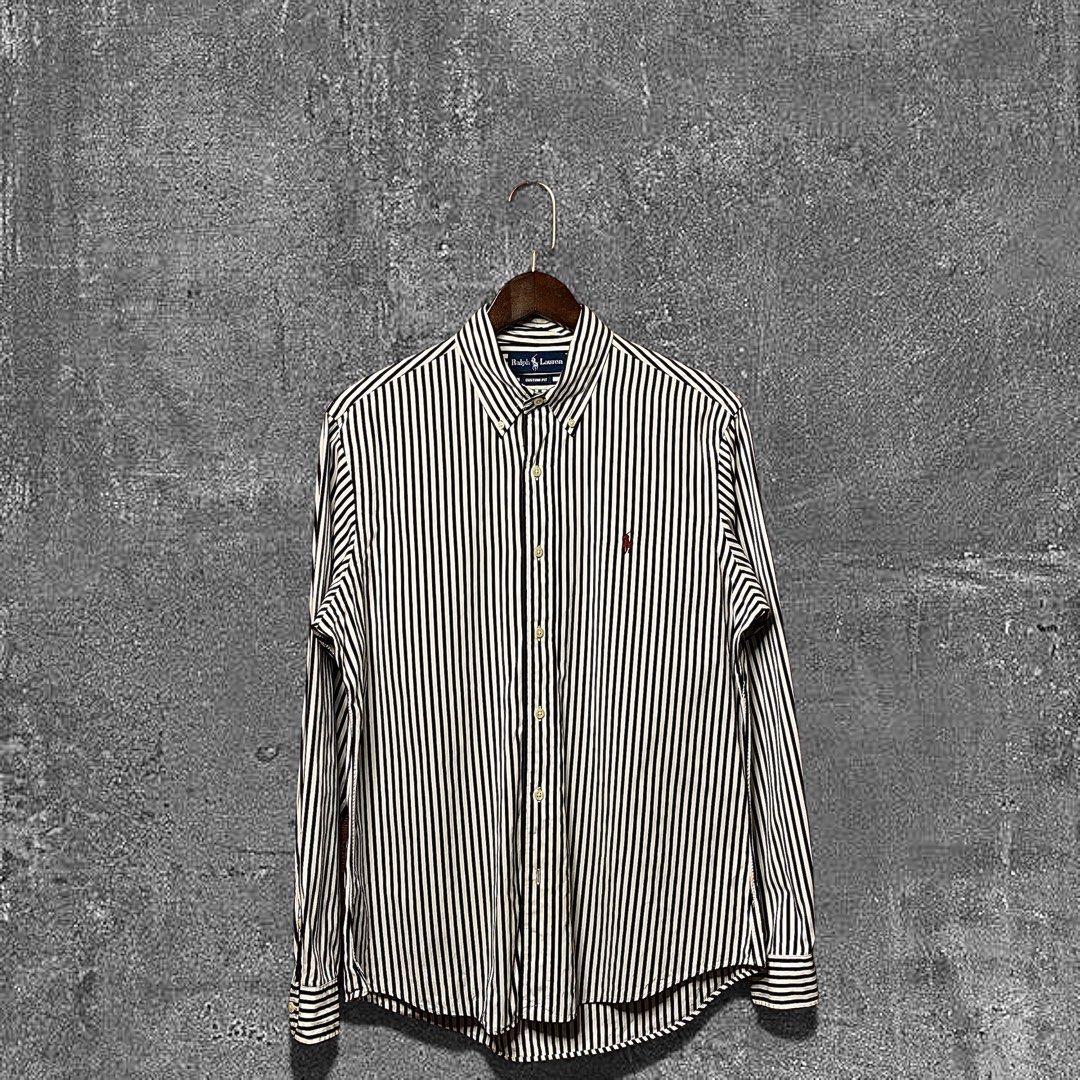 Ralph Lauren RL Striped Button down (Category: Formal Shirts) located in Quezon City. Submitted by donklasiko (Listing ID 1461571409, Image 1). Description: Condition: 9.5+/10 Pristine condition Issue: non Refer to the dimension 🤗 PM FOR MORE DETAILS NO RETURN, NO EXCHANGE & NO REFUND! ✅I ALSO ACCEPT TRADE/SWAP TO ANYTHING JUST DROP YOUR OFFER Please manage your expectations, this is a secondhand item. What you see is what you get 😊 💵MOP: GCAS