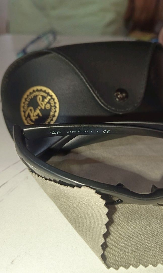 Ray-Ban Small Predator Active Lifestyle Sunglasses (Category: Sunglasses & Eyewear) located in Manila. Submitted by lovemariii (Listing ID 1461653136, Image 2). Description: Authentic Ray-Ban sunglasses made in Italy. *Not a copy, replica, or counterfeit Size: Lens Width-57mm Bridge-16mm Temple Length-135mm Gender: Men's Style: Active Lifestyle Wrap Made in Italy Ray-Ban Small Predator Active Lifestyle Sport Wrap Sunglasses. Comes with sunglasses