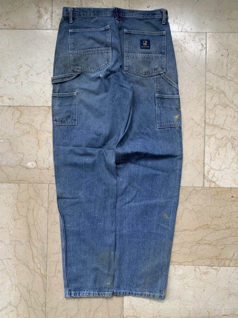 Real work wear carpenter pants (Category: Jeans) located in Calauan. Submitted by marcopollo.com (Listing ID 1461734333, Image 2). Description: Size: 32 Length: 44 Thigh: 13 L.o: 7.5.