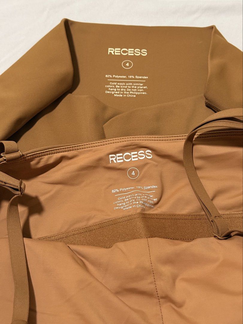 Recess Yoga Set Size 4/Large (Category: Activewear) located in Marikina City. Submitted by salesalesalesalesalesale (Listing ID 1461684591, Image 2). Description: PLEASE READ FIRST 🤍 ⚪️ Price is slightly negotiable ⚪️ No flaws, in mint condition. ⚪️ Actual photos of the product posted, selling as is. ⚪️ Payment through Gcash/BPI/BDO only ⚪️ Delivery fee excluded and must be shouldered by the buyer via lalamove/grab/gogoexpress/j&t.