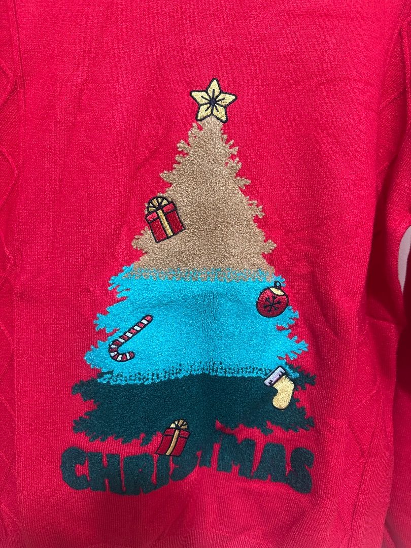 Red Christmas Ugly Sweater Christmas Tree (Category: Coats, Jackets and Outerwear) located in Mandaluyong City. Submitted by lovedbyjaaaam (Listing ID 1461633005, Image 3). Description: Christmas Sweater .
