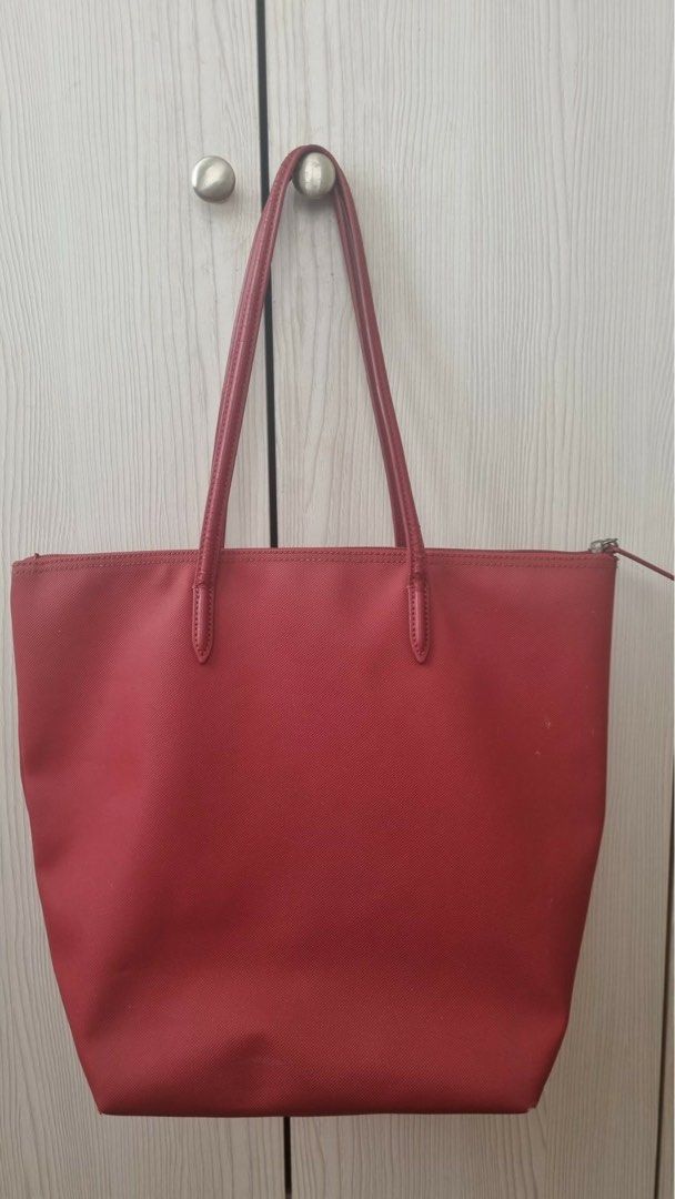 Red Lacoste Vertical Tote Bag (Category: Tote Bags) located in Quezon City. Submitted by theabeatricee (Listing ID 1461592226, Image 2). Description: .