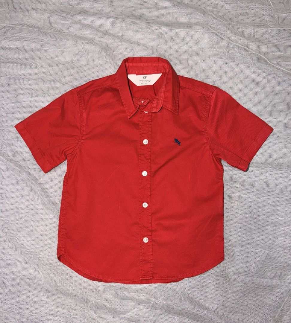 Red Polo (Category: Babies & Kids Fashion) located in Caloocan City. Submitted by mrynn_declutter (Listing ID 1461625889, Image 1). Description: Fits 2-3 yo.