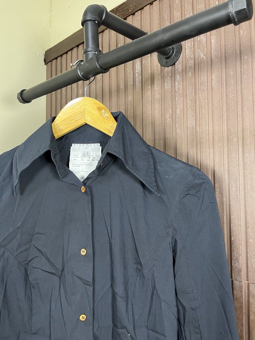 Richmond ‘X’ Y2K Roxy Lady Button Down Long Sleeve (Category: Others Tops) located in Cabanatuan. Submitted by cabsygoods (Listing ID 1461718503, Image 3). Description: Richmond ‘X’ Roxy Lady Button Down Long Sleeve Width 17 Length 24 Very good condition No issue Color rate 9/10 Dm to purchase! 📩.
