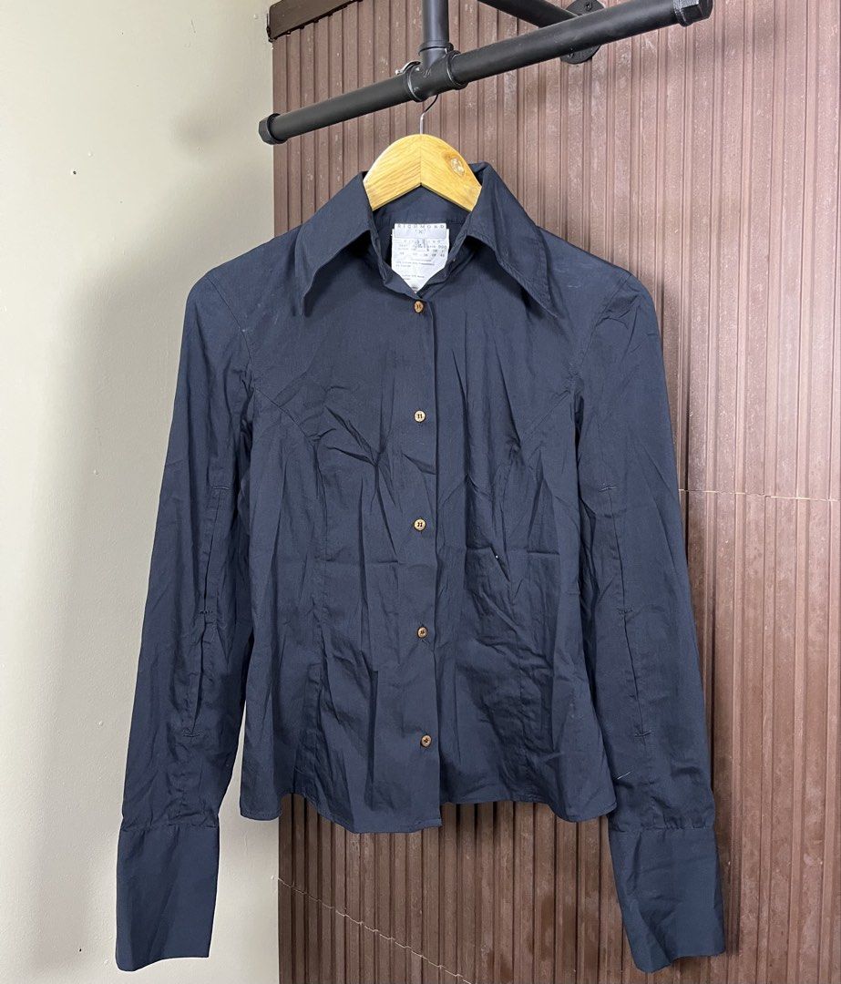 Richmond ‘X’ Y2K Roxy Lady Button Down Long Sleeve (Category: Others Tops) located in Cabanatuan. Submitted by cabsygoods (Listing ID 1461718503, Image 2). Description: Richmond ‘X’ Roxy Lady Button Down Long Sleeve Width 17 Length 24 Very good condition No issue Color rate 9/10 Dm to purchase! 📩.
