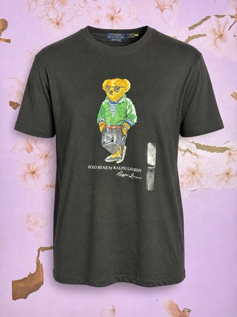 RL Polobear tshirt (Category: Tshirts & Polo Shirts ) located in Manila. Submitted by plonlineclothing (Listing ID 1461573116, Image 1). Description: FOR SALE!!!✨ AVAILABLE ✨ Polo Ralph Lauren Polo Bear Print T-Shirt in black ________________________________ 🔥 MINE: 1.2k + SF ________________________________ 📏 Measurements: M on tag • Width: 19 inches • Length: 28 inches Condition: Preloved, no issues Color rate: 9.9/10 ✔️ Free shipping for 2 o