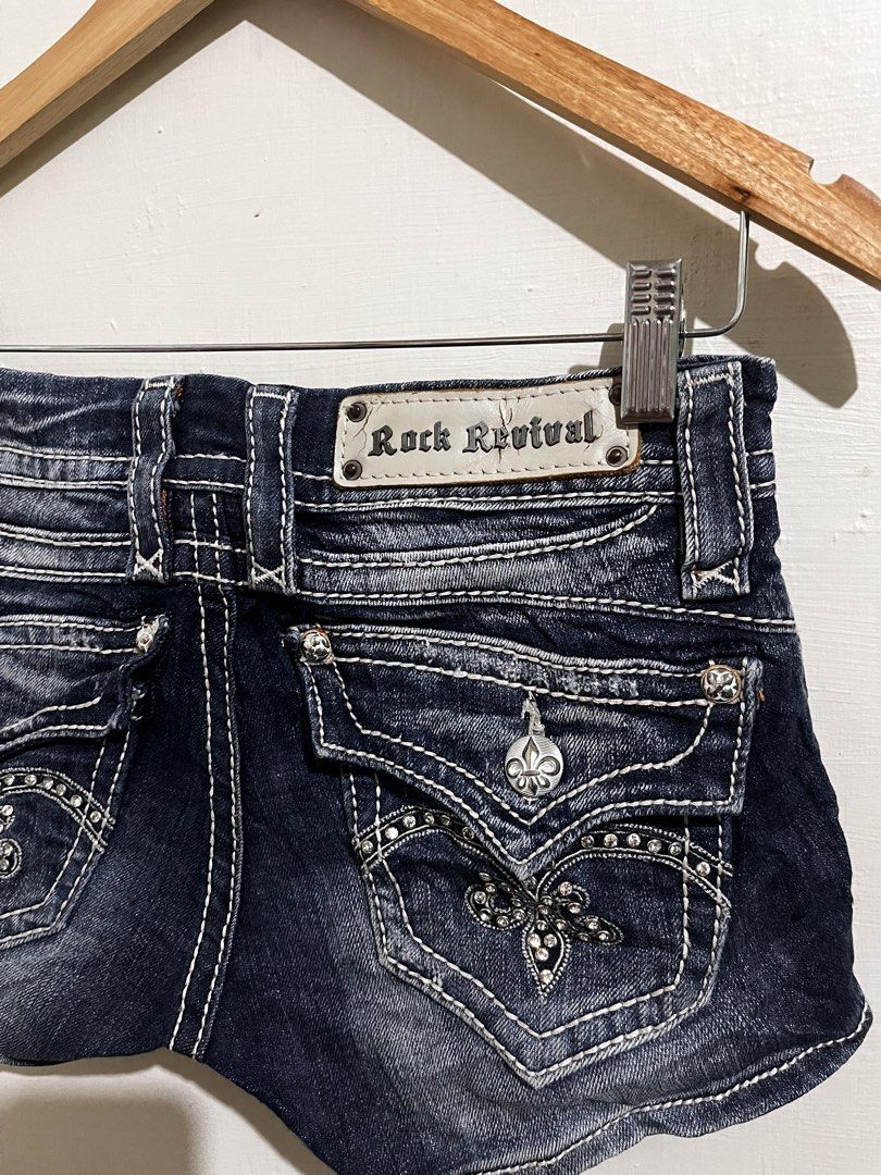 ROCK REVIVAL DISTRESSED SHORT (Category: Shorts) located in Sagay. Submitted by jan_arvene (Listing ID 1461763050, Image 3). Description: ROCK REVIVAL DISTRESSED DENIM SHORR.