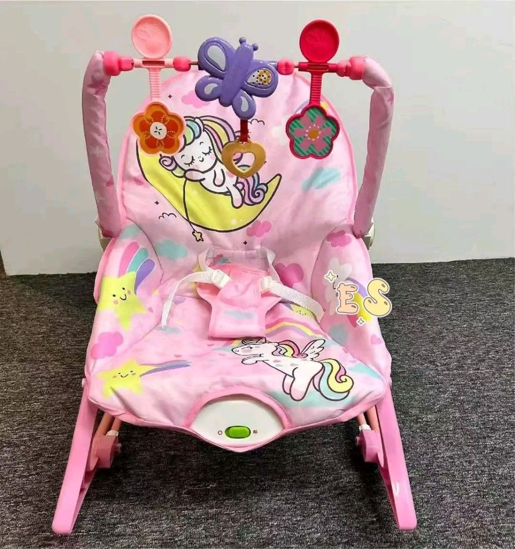 Rocking chair (Category: Infant Playtime) located in Manila. Submitted by saguittarian06 (Listing ID 1461748100, Image 2). Description: ➖➖➖Baby Rocking Chair➖➖➖ Rs 950 blue, pink.