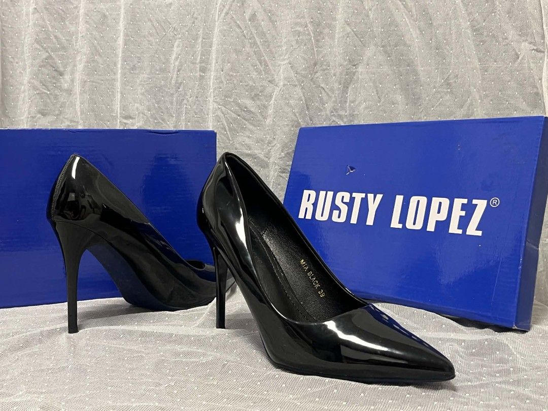 Rusty Lopez Black heels (Category: Heels) located in Manila. Submitted by elliejenner (Listing ID 1461732443, Image 1). Description: .