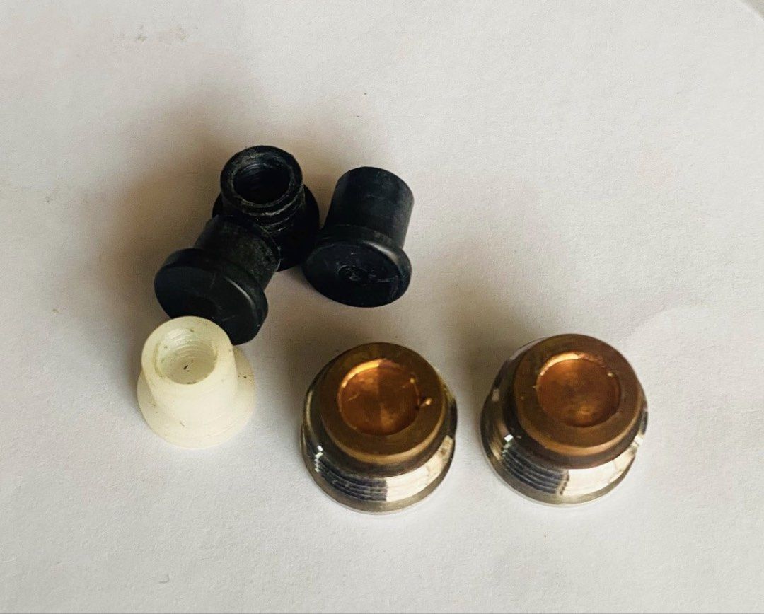 RVCC MECH MOD PARTS (Category: Looking For) located in Cainta. Submitted by Bishop555 (Listing ID 1461719346, Image 2). Description: pili nlang ... first pic bnew sya ung ung nsa back pic nasira ung thread pero pwede for parts -700 both ung 2nd pic firing bottons plastic 300 each firing button with copper 700 each -> Please check your order and compare with what tou have not sure sa models kaya make sure NO RETURNS if you ordered the wrong item D
