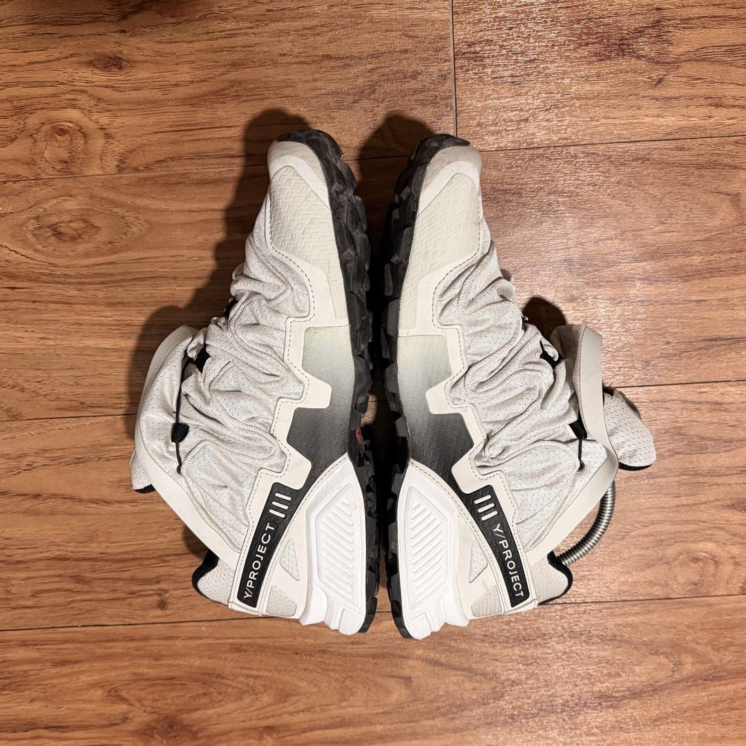 Salomon Y/Project (Category: Casual Shoes) located in Porac. Submitted by Mucakes (Listing ID 1461669699, Image 3). Description: - Bought: Mar 30, 2026 - Condition: 9.5/10 (with OG Box) - Used 3x only Meet up: Angeles City, Pampanga Courier: J&T (Plus shipping fee).