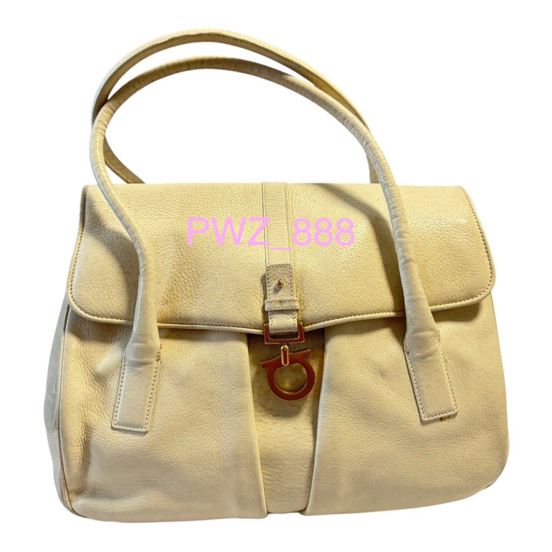 Salvatore Ferragamo Ivory Tote Bag (Category: Tote Bags) located in Baguio. Submitted by pwz-eshop (Listing ID 1461644189, Image 1). Description: • Please make reading a habit! • I do not reserve items. I only mark items as reserved when it is paid. Paid items are shipped the next day. No shipping on holidays. • I do not have when worn pictures, please rely on actual dimensions for sizing. • Up for Grabs!! • Guaranteed Authentic!! • Flaws: Rubs o