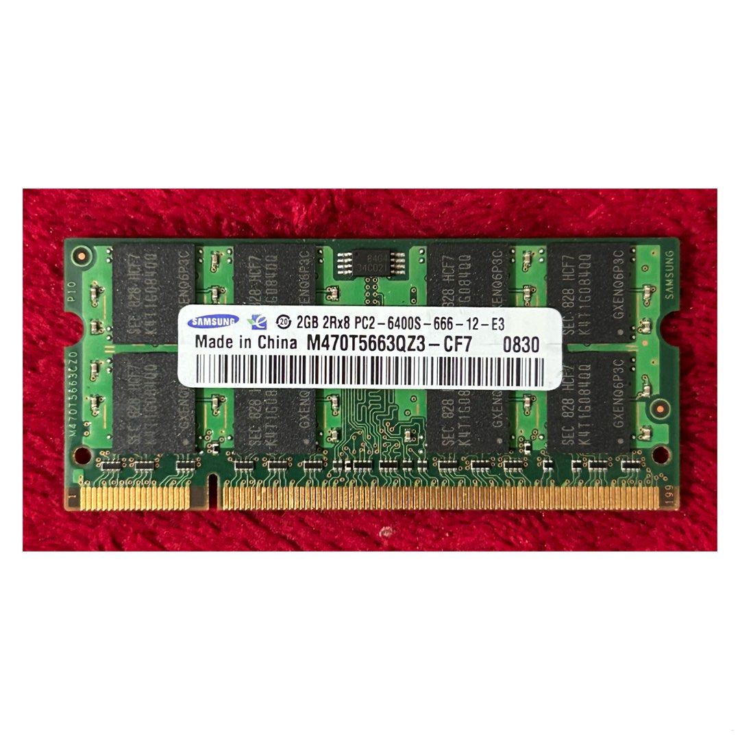Samsung 2GB DDR2 Laptop Memory Ram (Category: Computer Parts) located in Pasig City. Submitted by califinestcollectibles (Listing ID 1461619562, Image 3). Description: Samsung 2GB DDR2 Laptop Memory Ram EL#0026 2GB DDR2 Original/Authentic From USA Pick Up at One Oasis condominium ortigas extension pasig city Or Delivery via Lalamove,Jnt, LBC cod/cop JNT (payment first basis,gcash) THANKYOU.