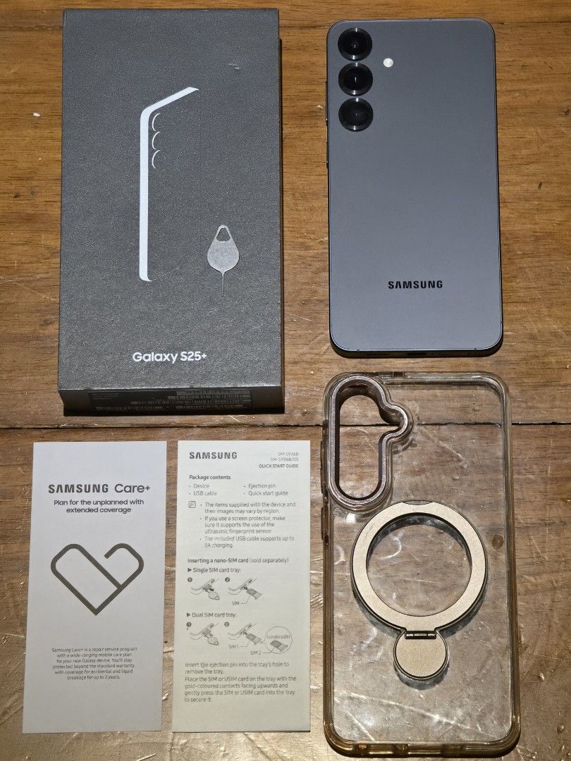 Samsung Galaxy S25+ 12GB/ 512GB (Category: Samsung) located in Davao. Submitted by spotnick15 (Listing ID 1461745972, Image 3). Description: Selling: Samsung Galaxy S25+ 12GB/ 512GB Color: BlueBlack (Samsung Online Exclusive Color) * All Complete W Box, Sim Pin, Manual and FREE CASE - Protected Since Day 1 👌 - No Scratches Whatsoever 💯 - Good as Brand New 💯 ◇ MINT & PRISTINE CONDITION For: 40,000PHP 📍 Davao City 📞 09626274025 🚚 LBC COP/COD.