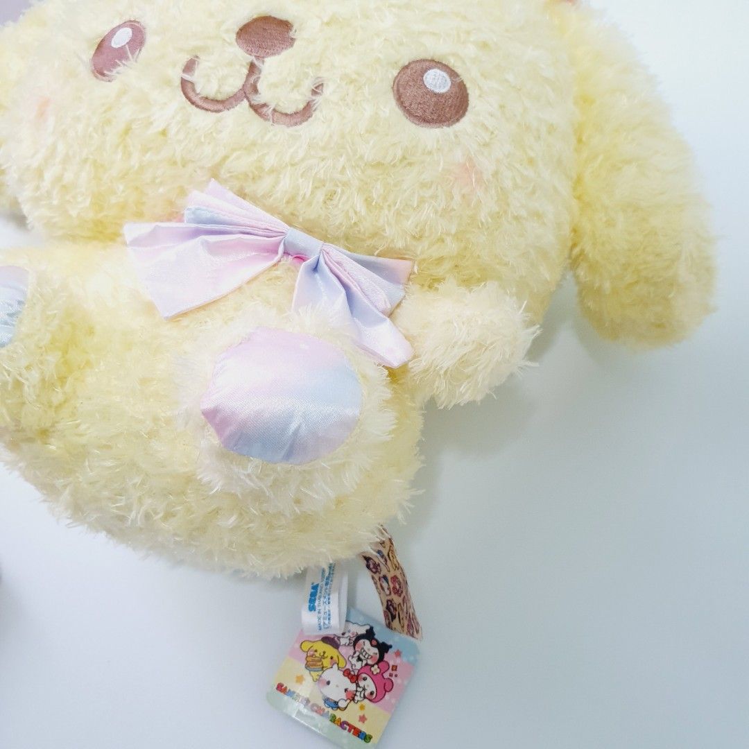 Sanrio Pompompurin Yumekawa Plush (Category: Plushies & Soft Toys) located in Taytay. Submitted by kyo.mono (Listing ID 1461570753, Image 2). Description: 💟Follow us on IG: kyo.mono for faster replies TikTok: kyo.mono_ for videos and review Brand new with paper tag Auth from Japan Actual photo posted Approx 15" (hat included).