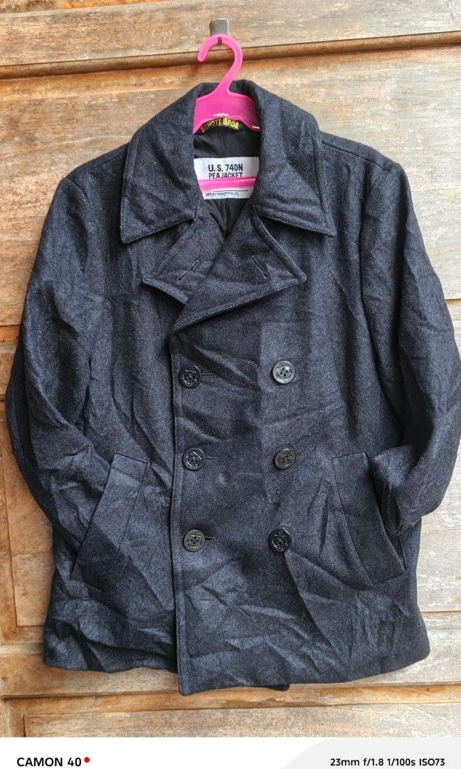 SCHOTT BROS (Category: Coats, Jackets and Outerwear) located in Baguio. Submitted by gentlewhale-534f (Listing ID 1461695462, Image 2). Description: pea jacket size 34.