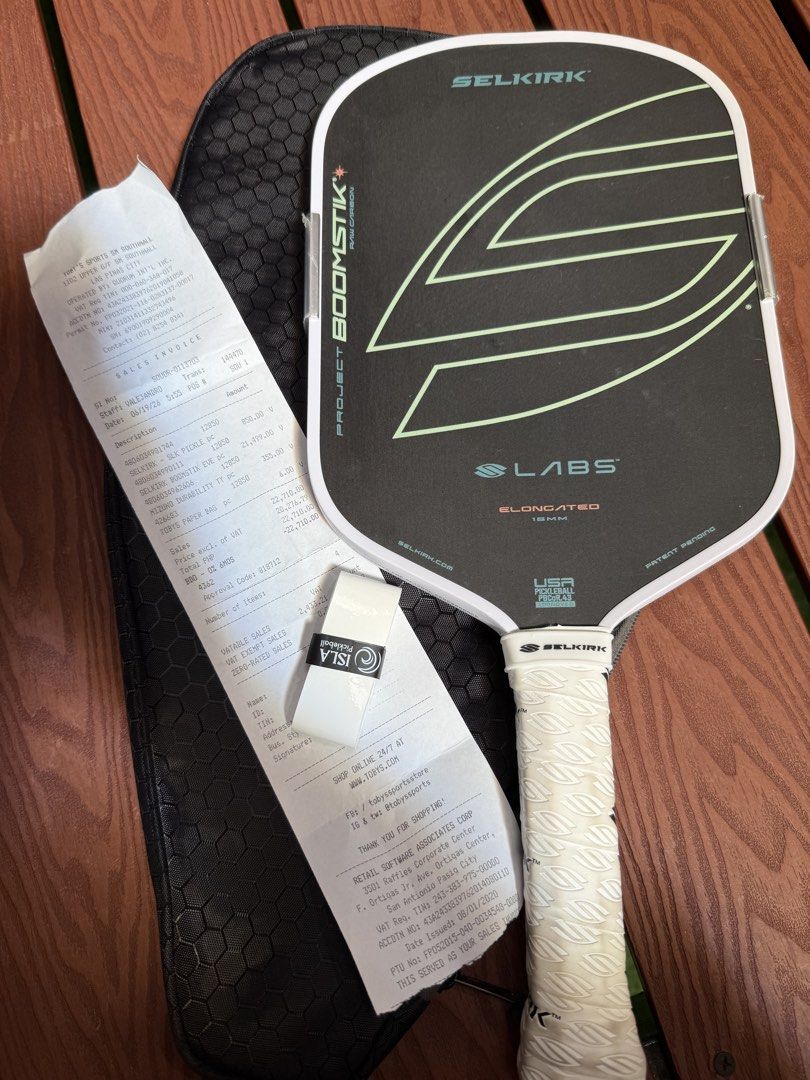 Selkirk Boomstik Everglade (Category: Other Sports Equipment and Supplies) located in Taguig. Submitted by laramagbalana (Listing ID 1461572838, Image 1). Description: FOR SALE Selkirk Boomstik Everglade Only 3 months used With free grip Bought at Toby’s at ₱22,700 RFS: too many paddles .