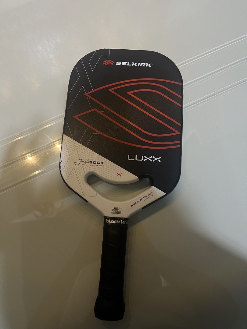 Selkirk Luxx - Jack Sock [USED] (Category: Racket and Ball Sports) located in Baguio. Submitted by jasjanmrie (Listing ID 1461715564, Image 3). Description: Used it from November 2025 - April 2026 Extra paddle With Selkirk Edge Guard and Selkirk Tungsten Tape + extra edge guard minor scratch as seen in the picture [used by a female player] .