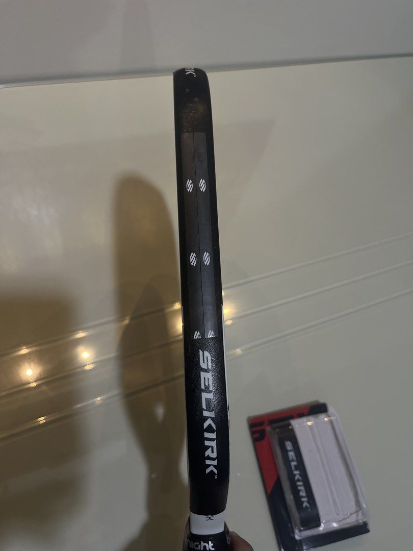 Selkirk Luxx - Jack Sock [USED] (Category: Racket and Ball Sports) located in Baguio. Submitted by jasjanmrie (Listing ID 1461715564, Image 2). Description: Used it from November 2025 - April 2026 Extra paddle With Selkirk Edge Guard and Selkirk Tungsten Tape + extra edge guard minor scratch as seen in the picture [used by a female player] .