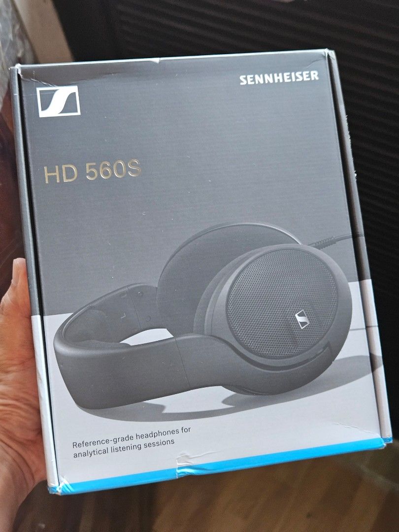 Sennheiser HD 560s (Category: Headphones & Headsets) located in Manila. Submitted by shopthrifter01 (Listing ID 1461614045, Image 1). Description: 🎧 FOR SALE: SENNHEISER HD 560S AUDIOPHILE HEADPHONES (TESTED ONLY) 🎧 Get legendary reference-grade audio performance at a fraction of retail! Opened strictly once for testing to check unit functionality—100% mint condition, zero scratches, pristine velour ear pads, and works flawlessly. 🔥 PRICE: ₱9,