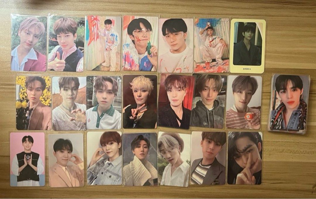(TAKE ALL!) seventeen photocards (Category: K-Wave Merchandise) located in Trece Martires City. Submitted by tuneinforlove (Listing ID 1461682777, Image 1). Description: also listed on twitter: https://x.com/wtsmyeverything/status/2099447163839480036?s=46 mop: maya/maribank dm to claim! 💌.