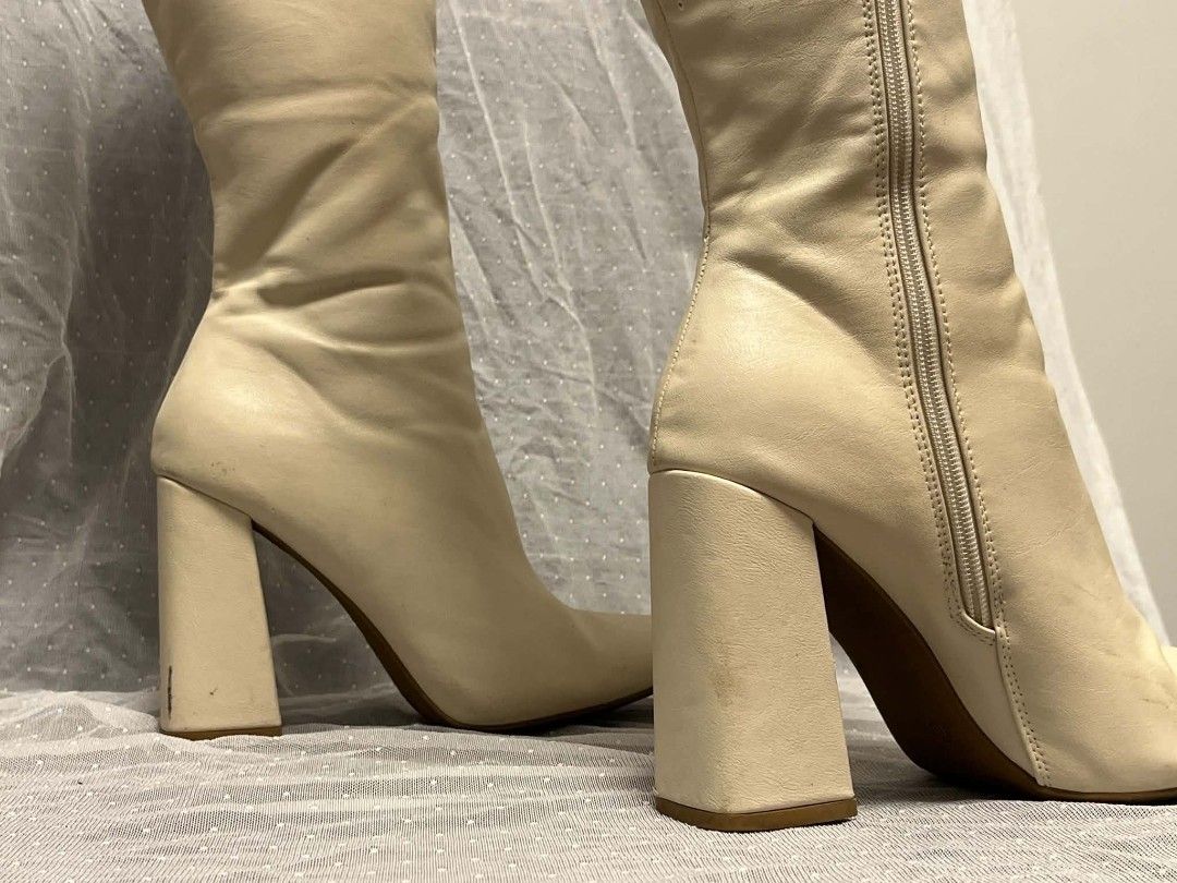 Shein High boots (Category: Boots) located in Manila. Submitted by elliejenner (Listing ID 1461742324, Image 2). Description: .