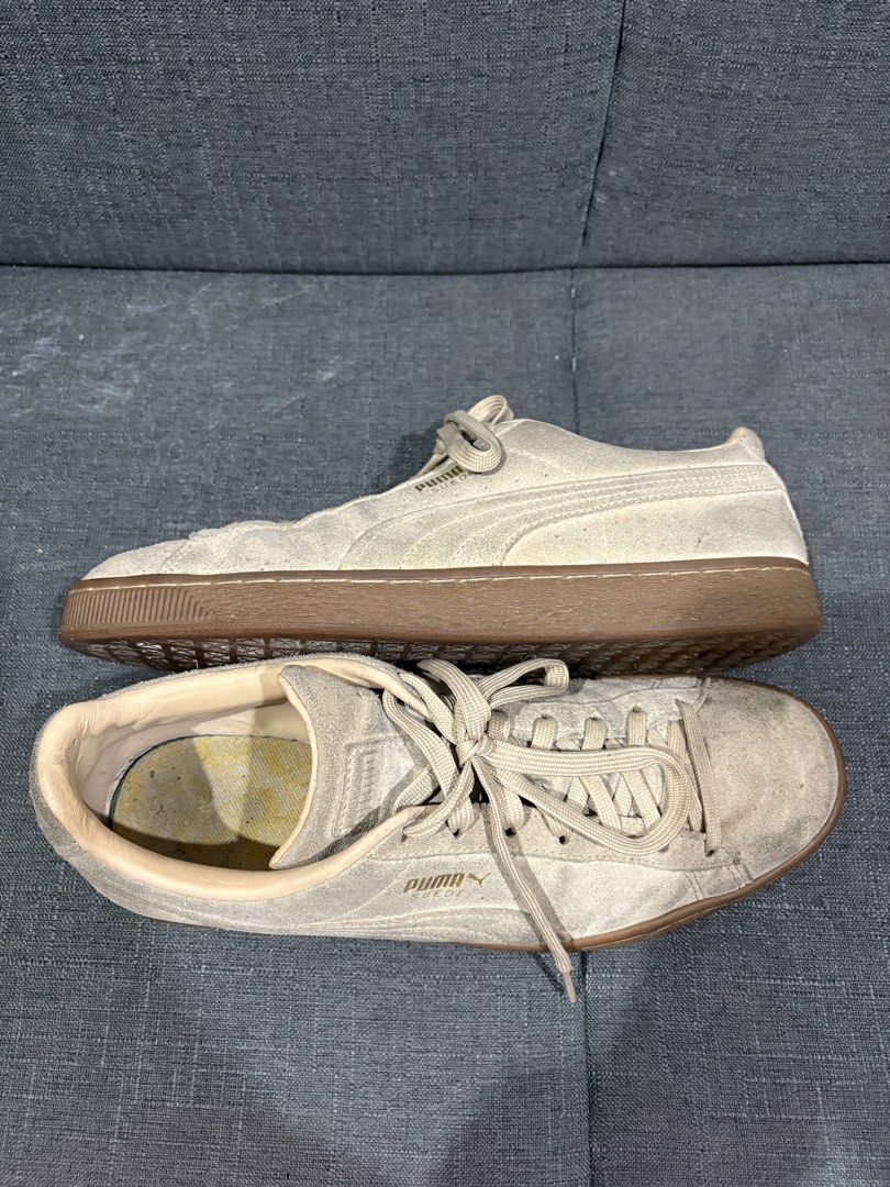 Shoes (Category: Casual Shoes) located in Mandaluyong City. Submitted by carlob1995 (Listing ID 1461732950, Image 3). Description: DECLUTTERING 800 each Puma Suede US 10 Nike Dunk US 9 Salvatorre Genuine Leather US 8 Adidas Spezial US 9 May discount for sure buyer No box Loc: Mandaluyong.