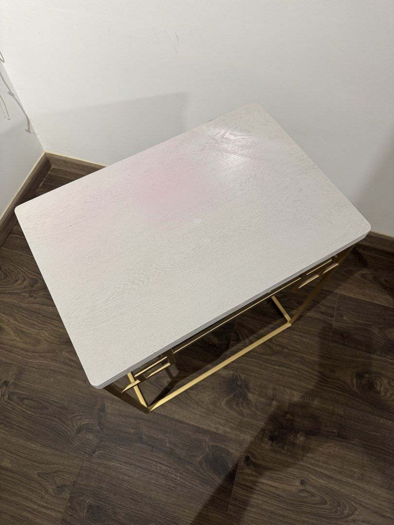 Side table (Category: Tables & Sets) located in Singapore. Submitted by lux_t (Listing ID 1461512540, Image 2). Description: Side table for sale Measurement 39.5 cm x 57.5cm H 64.5 cm Purchased from blessed brothers Cash n carry from my residence .