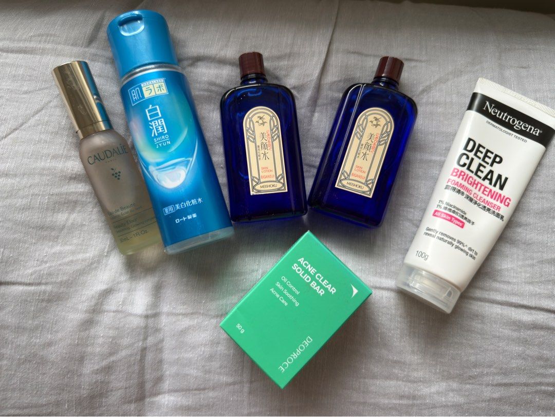 Skin Care Package (All Authentic) (Category: Face Care) located in Pasig City. Submitted by atticstreet (Listing ID 1461696303, Image 2). Description: If planning to purchase individually price is negotiable. The only new item here is the face soap. Some of these are from Japan, France and Korea. RFS: My dermatologist recommended me to lessen my skincare regimen. .