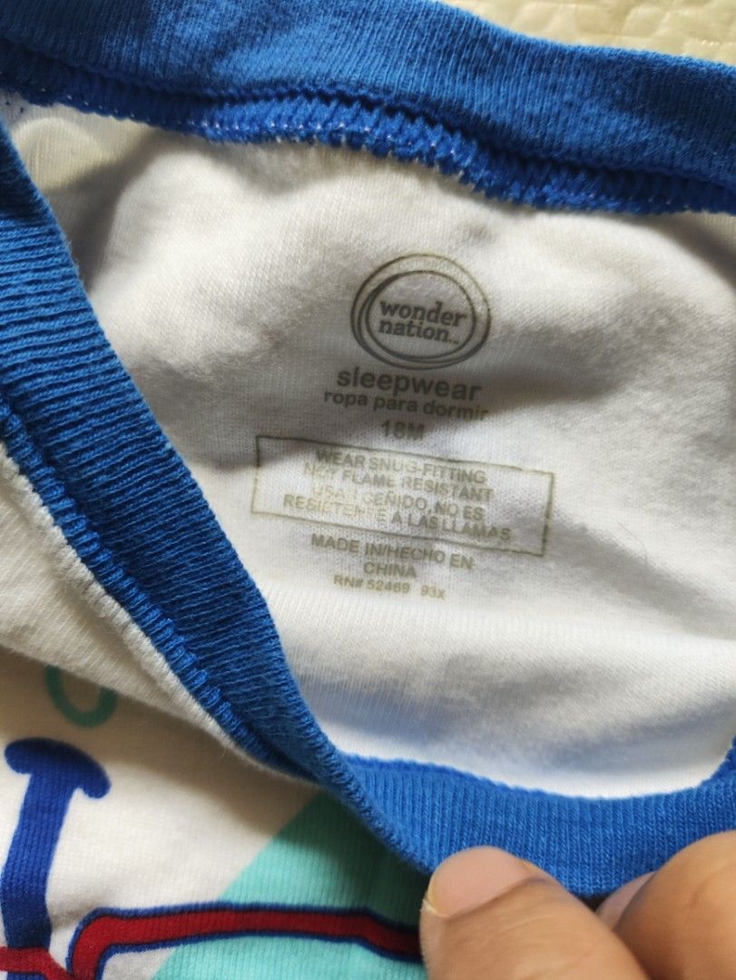 Sleepwear Set 💙 (Category: Babies & Kids Fashion) located in Taguig. Submitted by cleanupmomma (Listing ID 1461646326, Image 3). Description: Please take time to read ❤️ Sleepwear Set snug fit best fit 6mons-1 yr old cute in actual ☺️ wyiwyg.