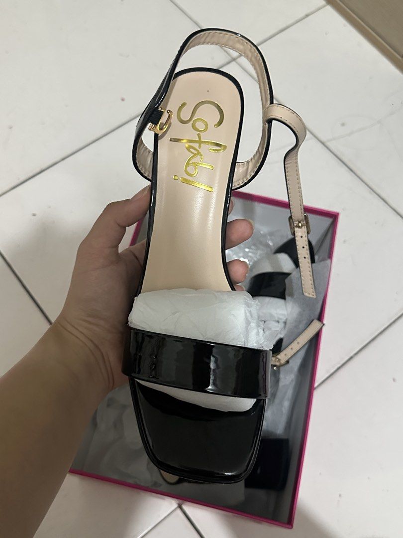 sofab block heels (Category: Heels) located in Cebu City. Submitted by valereeii (Listing ID 1461674079, Image 3). Description: - originally 1,899 - bought on september 4, 2026 - used once.