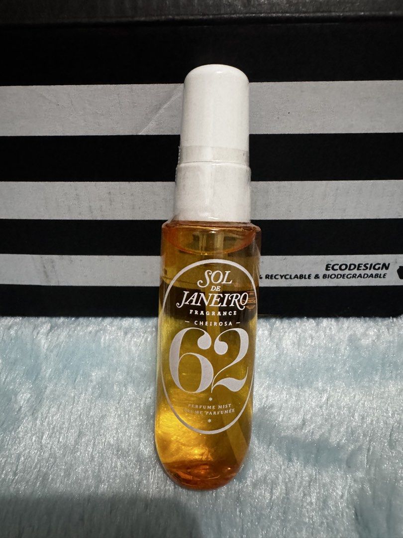 Sol de Janeiro Cheirosa 62 Perfume Mist 30mL (Category: Fragrance & Deodorants) located in Quezon City. Submitted by vibelane_shop (Listing ID 1461586394, Image 1). Description: - Sol de Janeiro Cheirosa 62 Perfume Mist - 30mL Travel Size - Ideal for testing the fragrance - Convenient for your bag - Amazing scent! ❗No lowballing! .