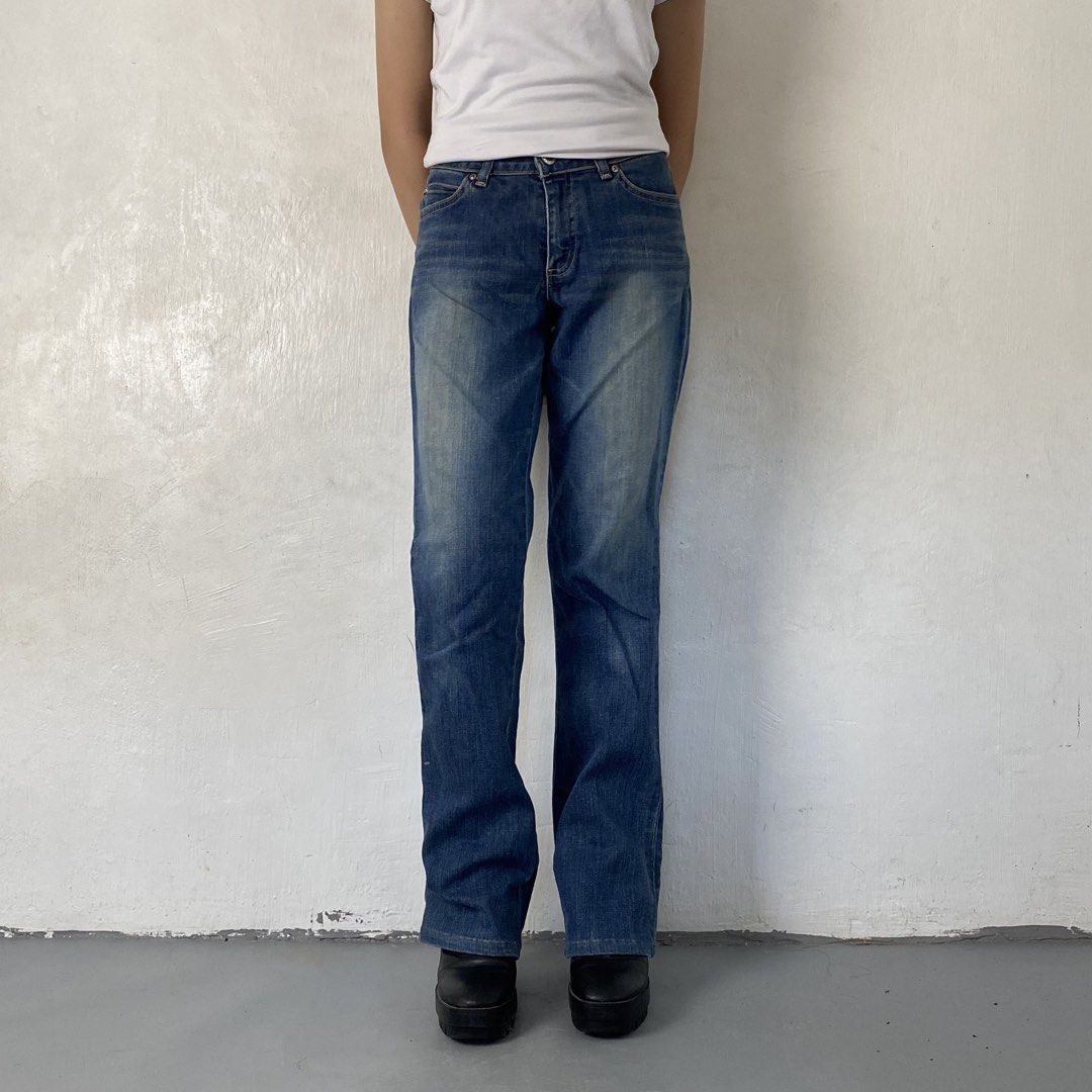 Something Edwin 👖| Blue Straight Cut Jeans (Category: Jeans) located in Bulacan. Submitted by orc.ph (Listing ID 1461635189, Image 2). Description: Something Edwin 👖| Blue Straight Cut Jeans Material Used: Cotton - Blue - Straight Cut Jeans - Zipper and Button Closure - Belt Loop Attached - Multi Pockets - Casual - Semi Formal - Streetwear -Size: S -Waistline: 24" -Length: 38.5" -Thighs: 10" -Leg Opening: 8" -Rise: 8.5" Model: ‘’5’0, 38kg, Wais