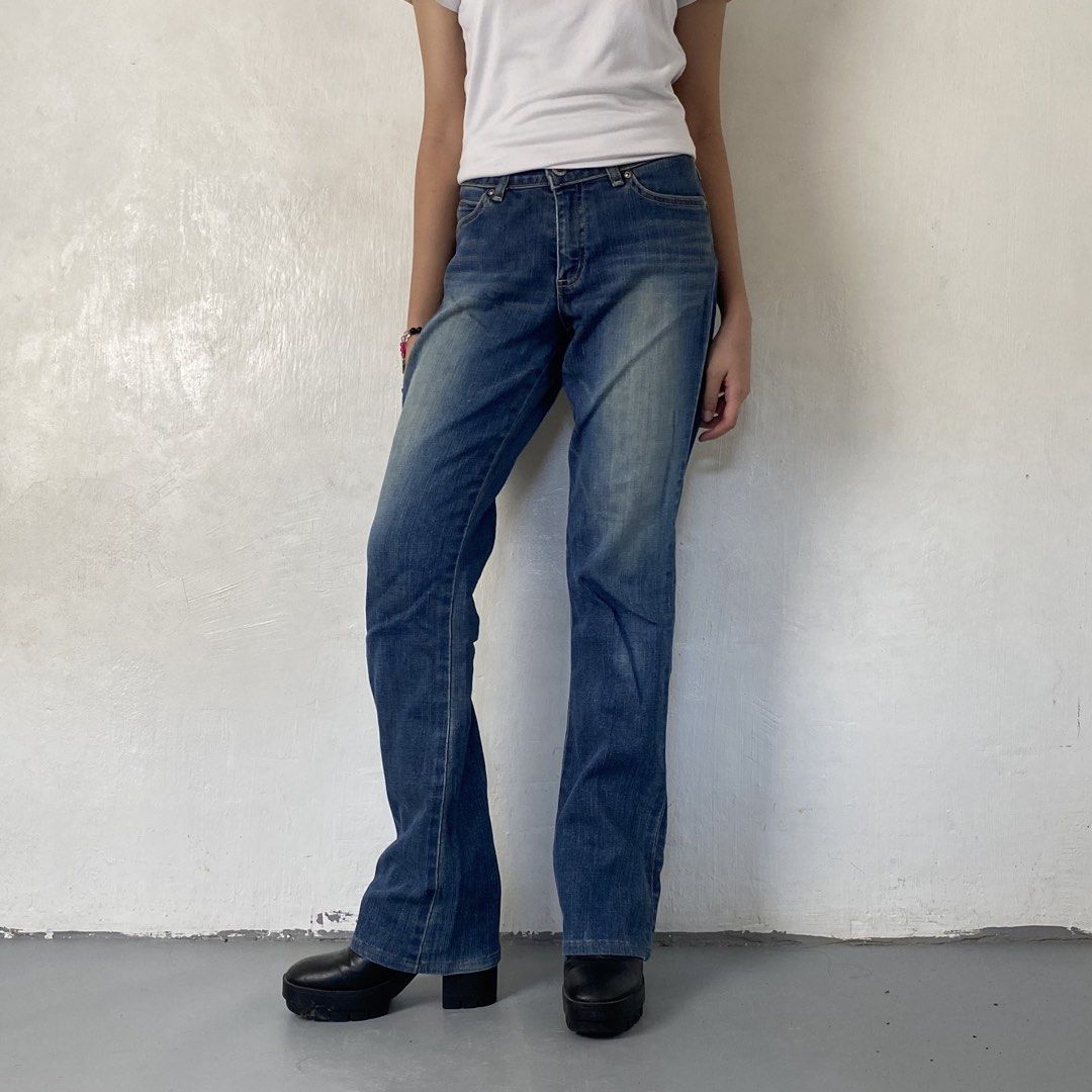 Something Edwin 👖| Blue Straight Cut Jeans (Category: Jeans) located in Bulacan. Submitted by orc.ph (Listing ID 1461635189, Image 3). Description: Something Edwin 👖| Blue Straight Cut Jeans Material Used: Cotton - Blue - Straight Cut Jeans - Zipper and Button Closure - Belt Loop Attached - Multi Pockets - Casual - Semi Formal - Streetwear -Size: S -Waistline: 24" -Length: 38.5" -Thighs: 10" -Leg Opening: 8" -Rise: 8.5" Model: ‘’5’0, 38kg, Wais