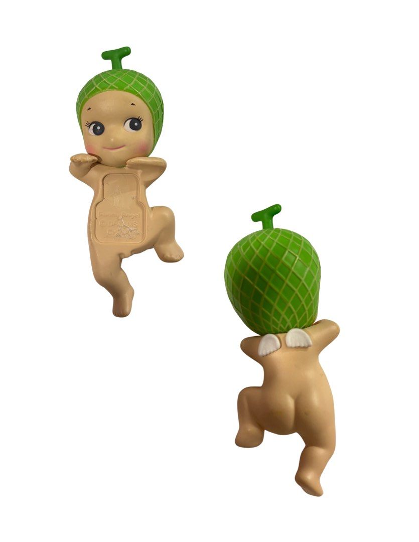 Sonny Angel Fruit series hippers (Category: Designer & Blind Box Toys) located in Binan City. Submitted by iluvm0nchichi (Listing ID 1461736066, Image 1). Description: •sonny angel (melon) •needs cleaning •no adhesive tape on it rfs: no longer needed.