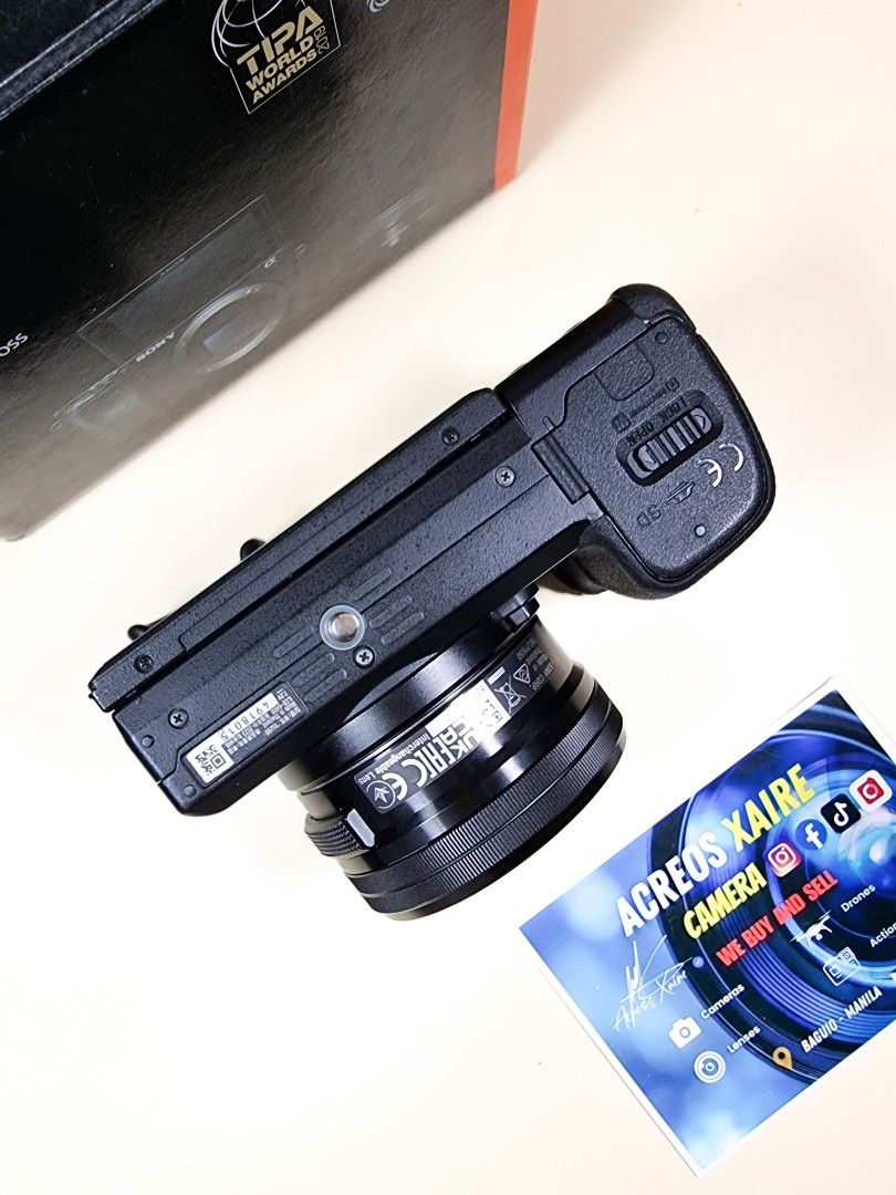 Sony A6400 + 16-50mm (Category: Cameras) located in Baguio. Submitted by acreoscamera (Listing ID 1461681900, Image 3). Description: Sony A6400 + 16-50mm ✨️📸 Price: 42,500.00 Cosmetics: 9.5/10 (Good Condition) Shutter Count: 18,XXX No issues Actual Photo posted📸 No more last priced All buttons are functional Viewfinder working Flash working ⚡️ ✨️Inclusions: 1x Battery and Charger Sony Strap Body Cap Camera box and manuals Free Tripod No memory 