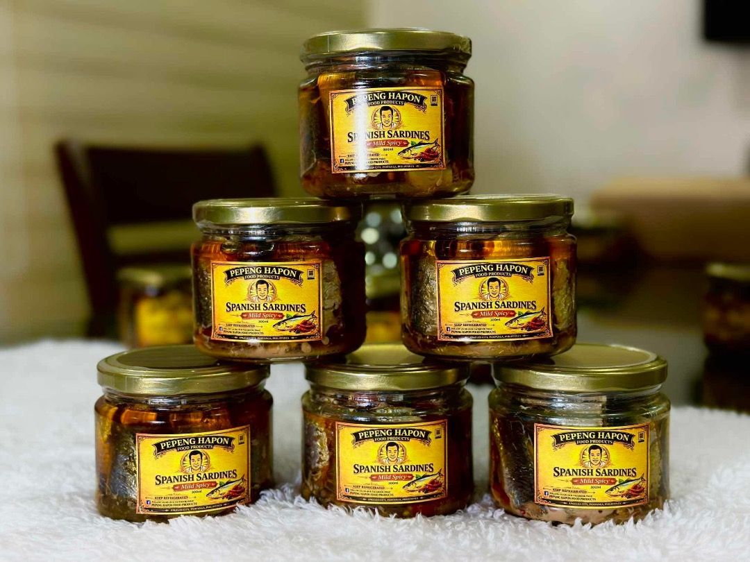 Spanish Sardines (Category: Packaged & Instant Food) located in Caloocan City. Submitted by churt (Listing ID 1461583127, Image 2). Description: New SRP (Suggested Retail Price) ng PEPENG HAPON Spanish Sardines: 🫒 200mL • Original – ₱155 • Mild Spicy – ₱160 🐟 300mL • Original – ₱260 • Mild Spicy – ₱270 Available po sa Original at Mild Spicy flavors. 💛.