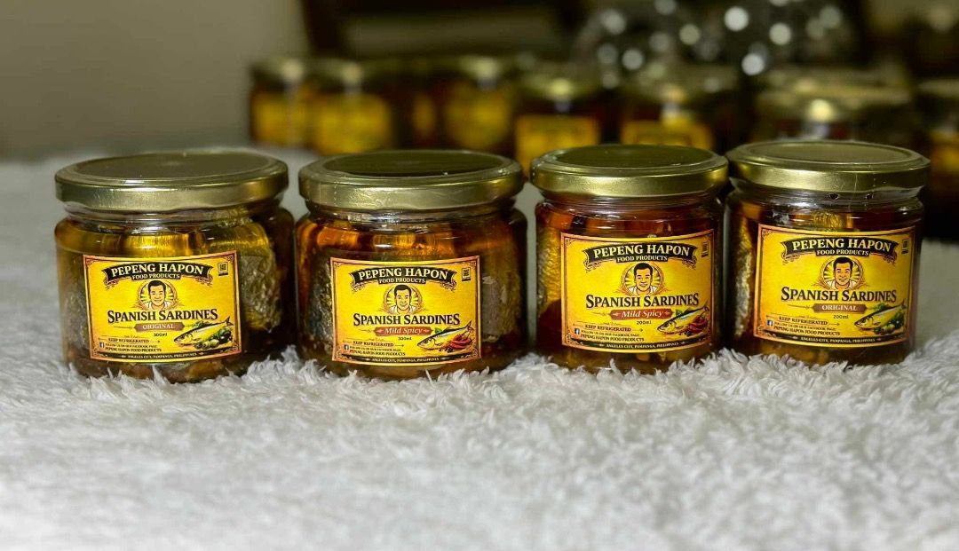 Spanish Sardines (Category: Packaged & Instant Food) located in Caloocan City. Submitted by churt (Listing ID 1461583127, Image 3). Description: New SRP (Suggested Retail Price) ng PEPENG HAPON Spanish Sardines: 🫒 200mL • Original – ₱155 • Mild Spicy – ₱160 🐟 300mL • Original – ₱260 • Mild Spicy – ₱270 Available po sa Original at Mild Spicy flavors. 💛.